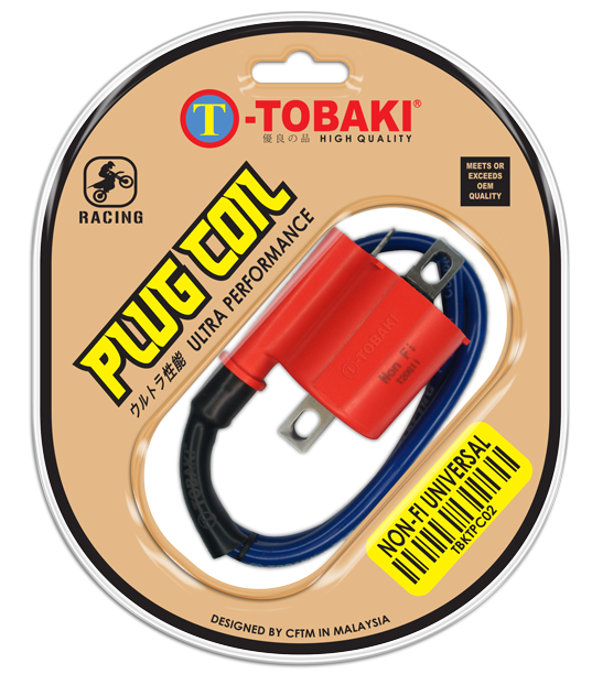 TOBAKI RACING PLUG COIL NONFUEL INJECTION UNIVERSAL