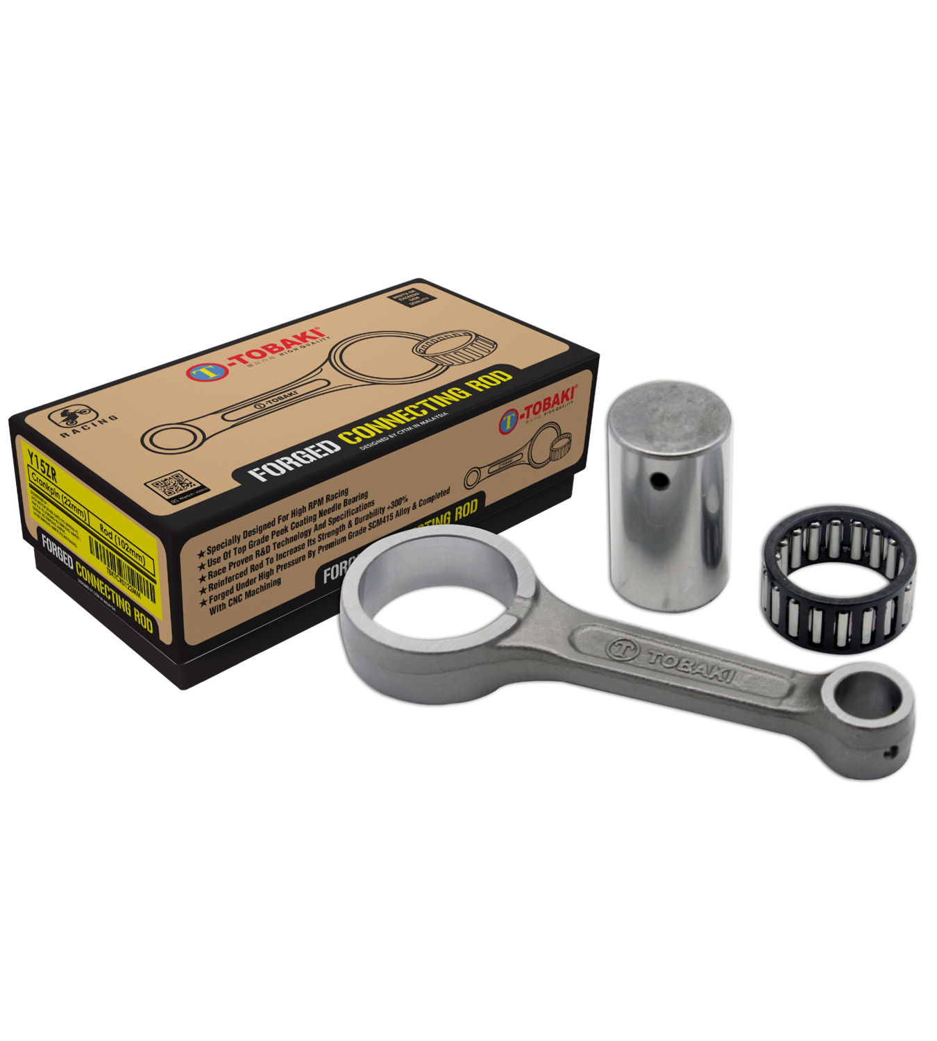TOBAKI RACING FORGED ROD Y15ZR/LC135 5S