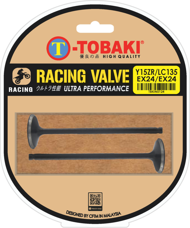 TOBAKI RACING VALVE IN &amp; EX