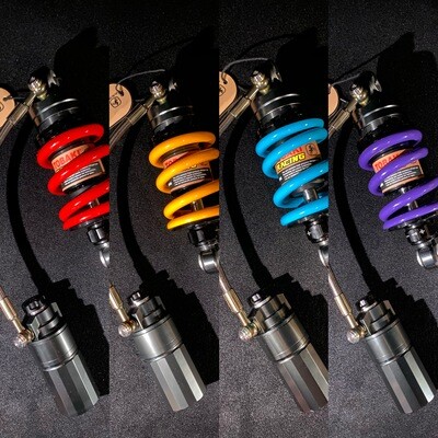TOBAKI RACING GAS MONOSHOCK Y15ZR/LC135 (GREY TANK)