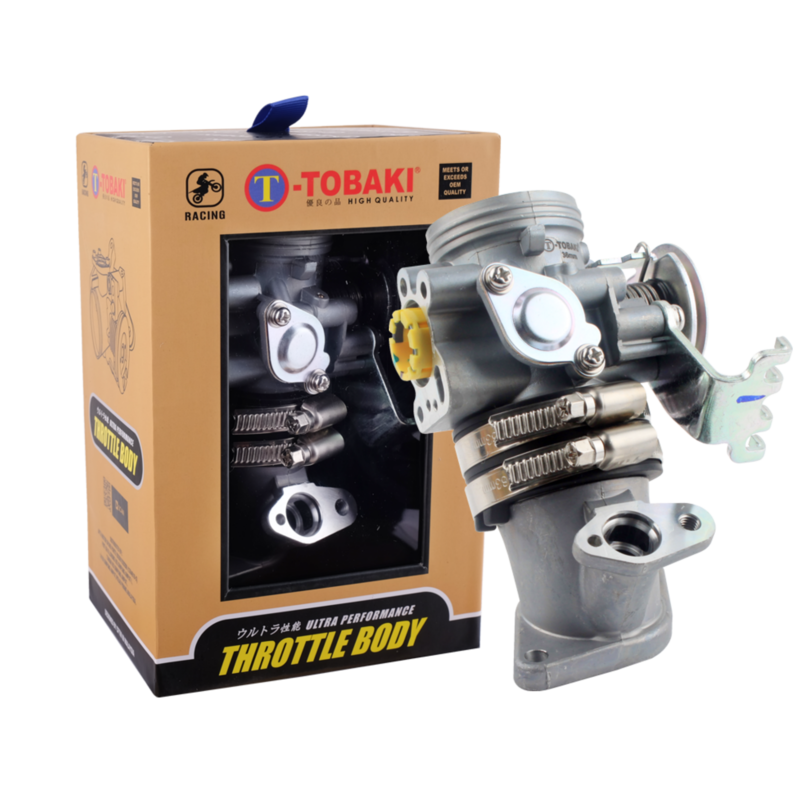 TOBAKI RACING THROTTLE BODY /W INLET PIPE RACING VF3I