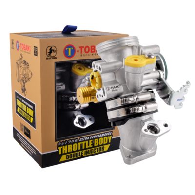TOBAKI RACING THROTTLE BODY DOUBLE INJECTOR /W INLET PIPE RACING Y15ZR