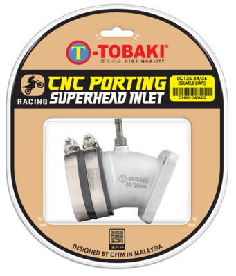 TOBAKI RACING CNC PORTING INTAKE PIPE(SQUARE) TOBAKI RACING CNC PORTING INTAKE PIPE(SQUARE)