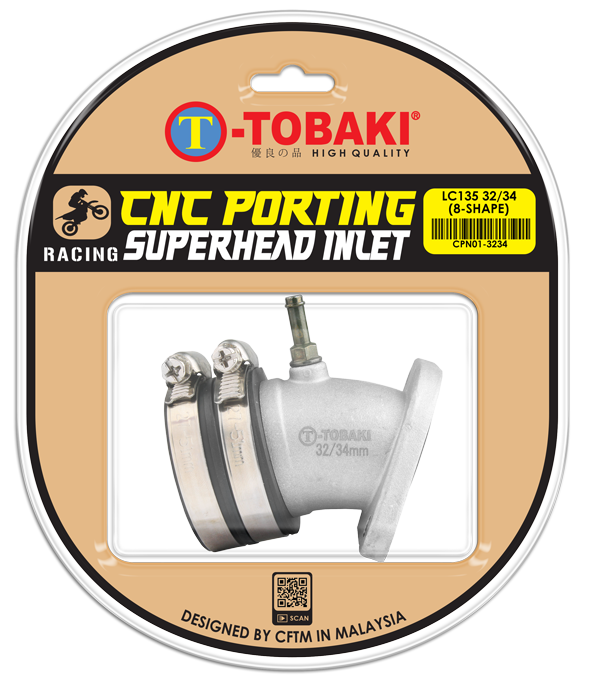 TOBAKI RACING CNC PORTING INLET PIPE