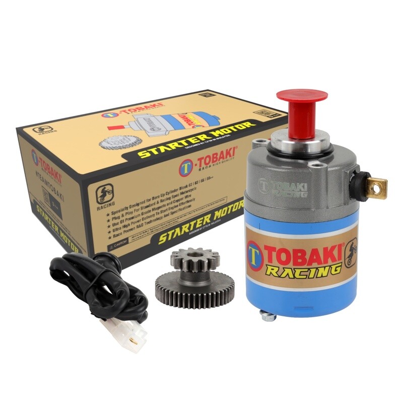TOBAKI X STARTER MOTOR+STARTER GEAR RACING