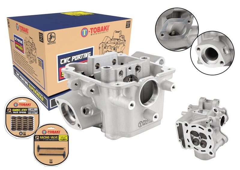 TOBAKI RACING CNC PORTING SUPERHEAD WITH VALVES VF3I 22/26MM 23/27MM