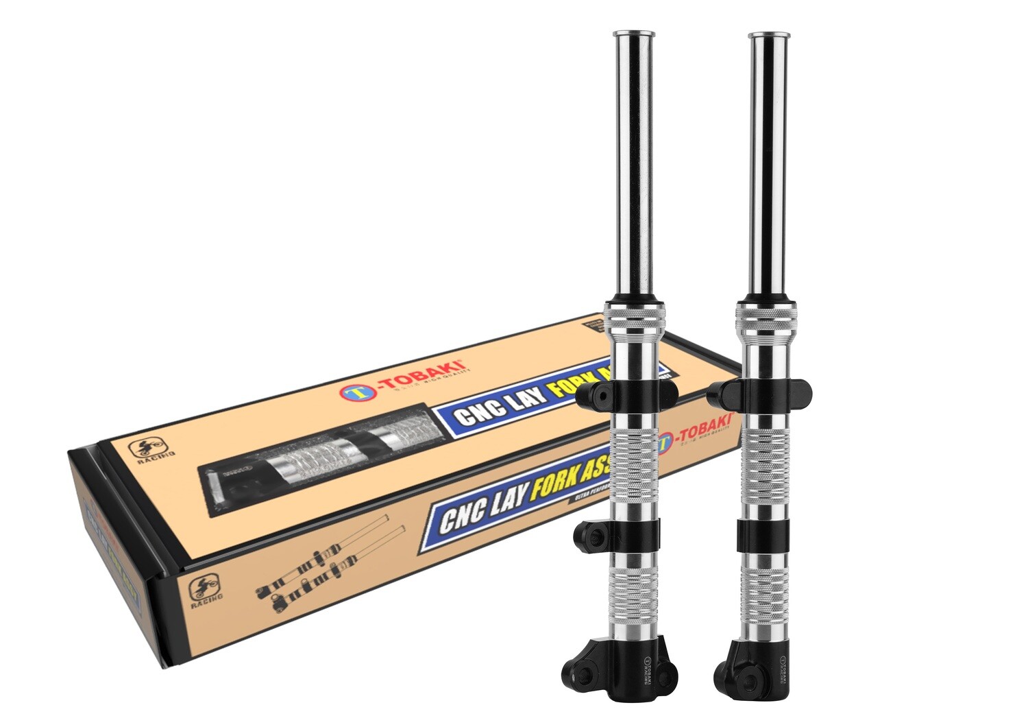 TOBAKI RACING CNC LAY FORK ASSY, MODEL: EX5
