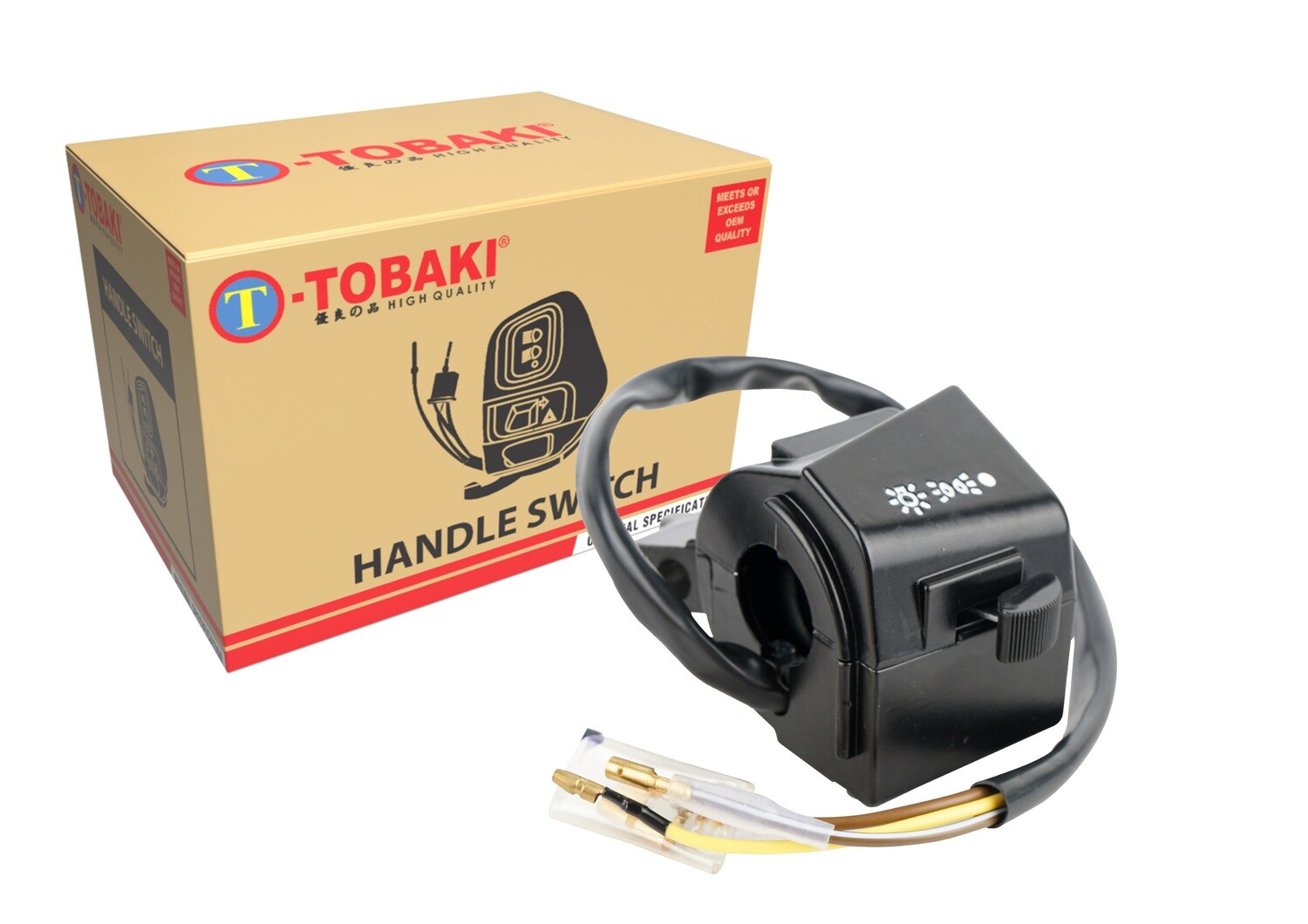 TOBAKI RIGHT HANDLE SWITCH R/H, MODEL: EX5 3 WIRE(OLD)