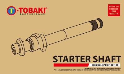 TOBAKI SHAFT KICK STARTER