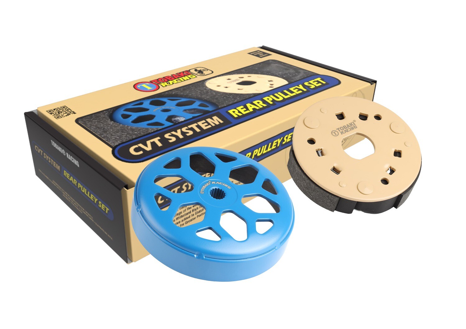 TOBAKI RACING CVT SYSTEM: REAR PULLEY SET TOBAKI RACING CVT SYSTEM: REAR PULLEY SET, MODEL: EGO