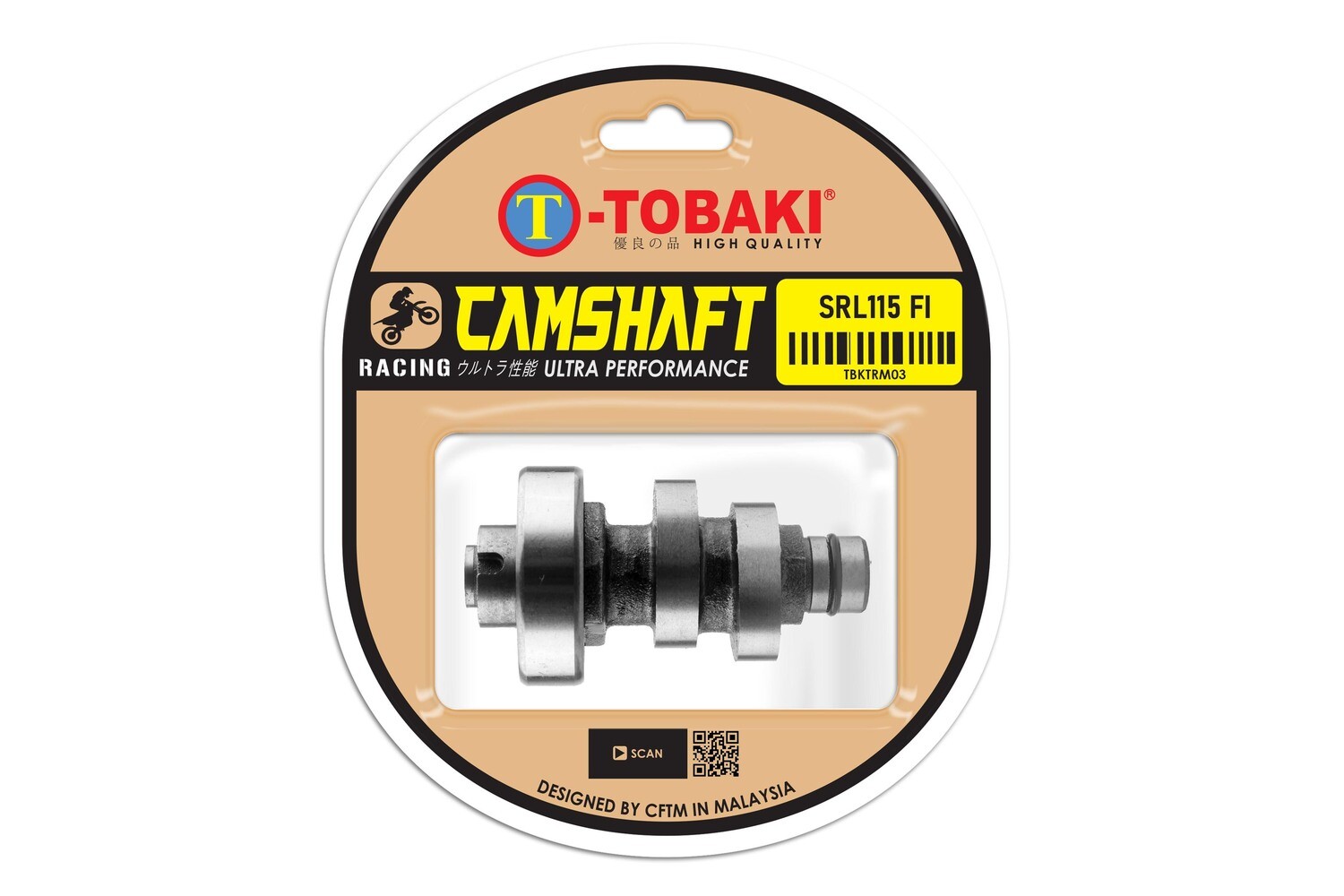 TOBAKI X HIGH CAM CHILLED CAST IRON, MODEL: SRL115 FI | JUPITER115 Z1  | JUPITER RC | VEGA FORCE fi