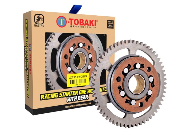 TOBAKI RACING STARTER ONE WAY CLUTCH⁣ /w GEAR, MODEL: LC135