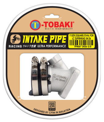 TOBAKI Racing Superhead Intake Pipe Square 8-Shape &amp; Square Oval-Shape