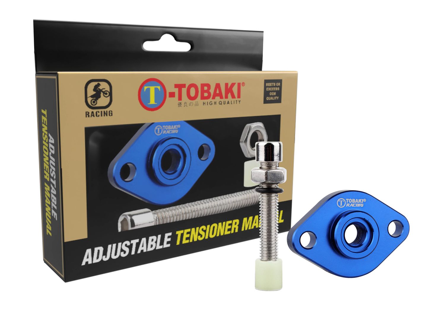 TOBAKI RACING ADJUSTABLE TENSIONER MANUAL, MODEL: Y15ZR (BLUE)