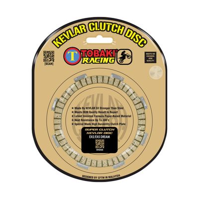 TOBAKI RACING SUPER CLUTCH KEVLAR DISC
