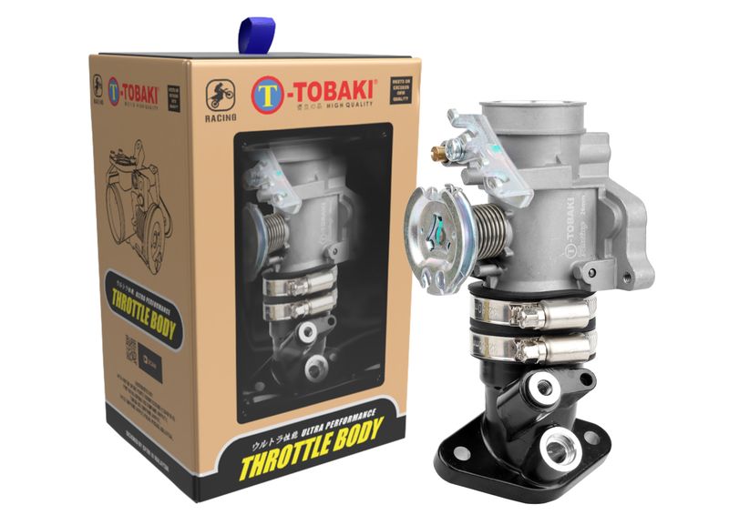 TOBAKI RACING THROTTLE BODY /W INLET PIPE SRL115 FI | JUPITER115 Z1  | JUPITER RC | VEGA FORCE fi