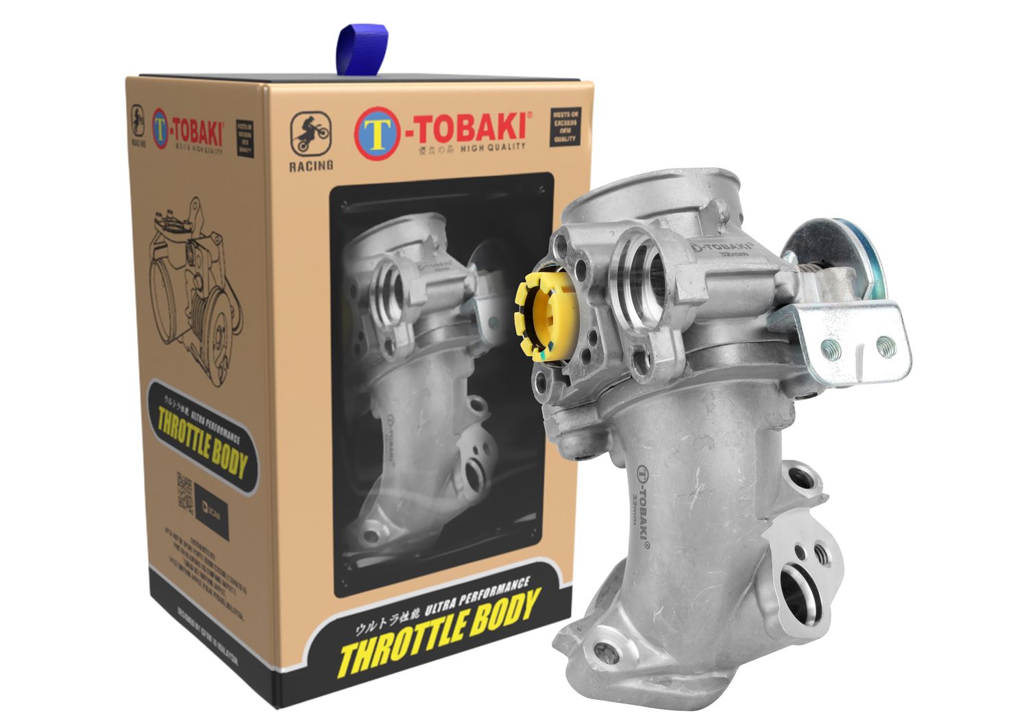 TOBAKI RACING THROTTLE BODY /W INLET PIPE NVX155