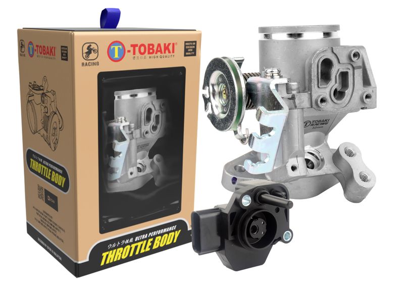 TOBAKI RACING THROTTLE BODY /W INLET PIPE RS150R