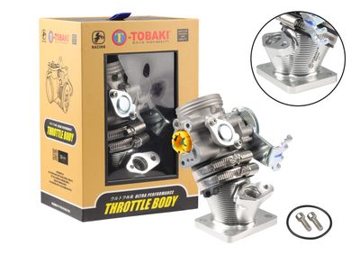 TOBAI RACING THROTTLE BODY WITH CNC INLET PIPE COMP