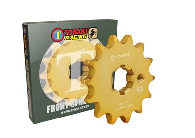 TOBAKI RACING FRONT SPORCKET GOLD ULTRA HARDENED STEEL