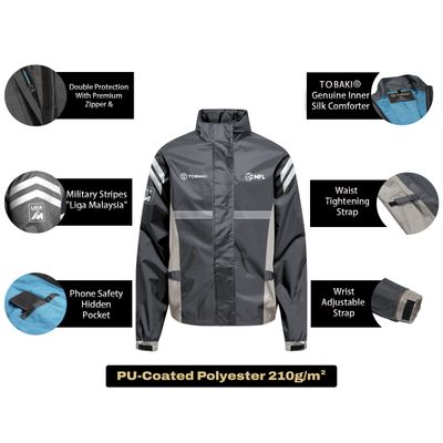 TOBAKI X “LIMITED MFL” RAINCOAT WITH PANTS
