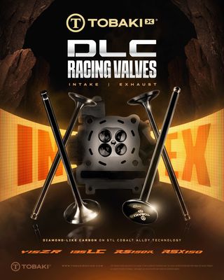 TOBAKI X DLC RACING VALVES