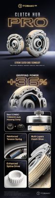 TOBAKI X AUTO CLUTCH HUB PRO