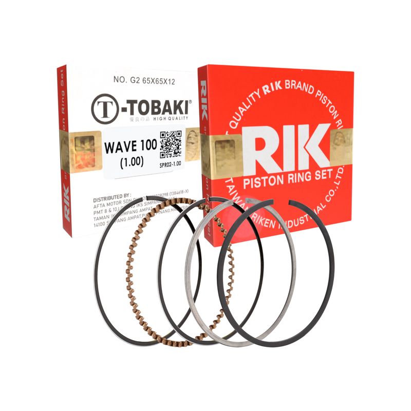 TOBAKI x RIKEN PISTON RING SET