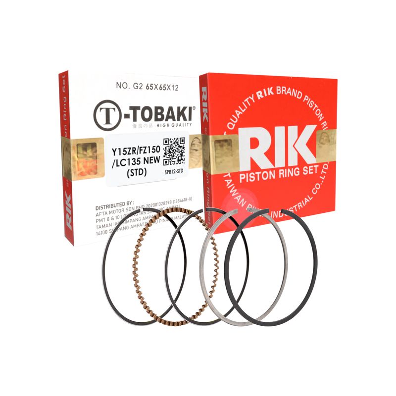 TOBAKI x RIKEN PISTON RING SET (2)