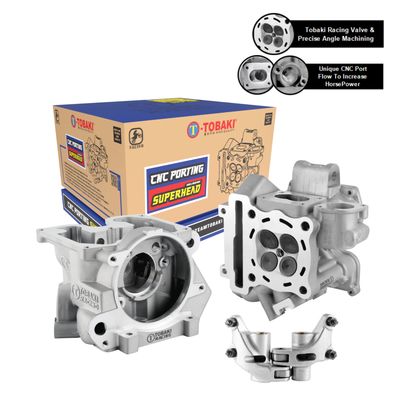 TOBAKI RACING GOLF CNC PORTING SUPERHEAD WITH VALVES &amp; ROCKER ARM LC135/Y15ZR