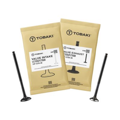 TOBAKI VALVE INTAKE EXHAUST SET  -INTAKE 1PCS EXHAUST 1PCS