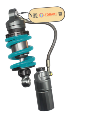 TOBAKI X GAS MONOSHOCK Y15ZR/LC135 (GREY TANK)