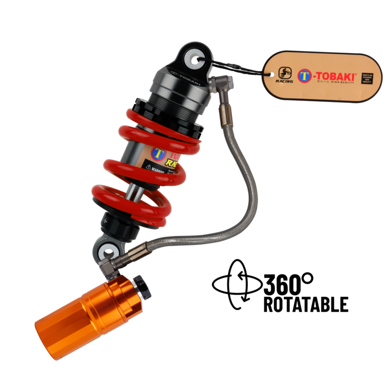 TOBAKI X GAS MONOSHOCK Y16ZR/Y15ZR/LC135 (ROTATABLE 360°)(GOLD TANK)