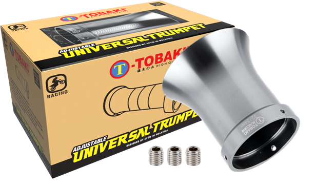 TOBAKI X CNC ADJUSTABLE UNIVERSAL CARBURETOR TRUMPET