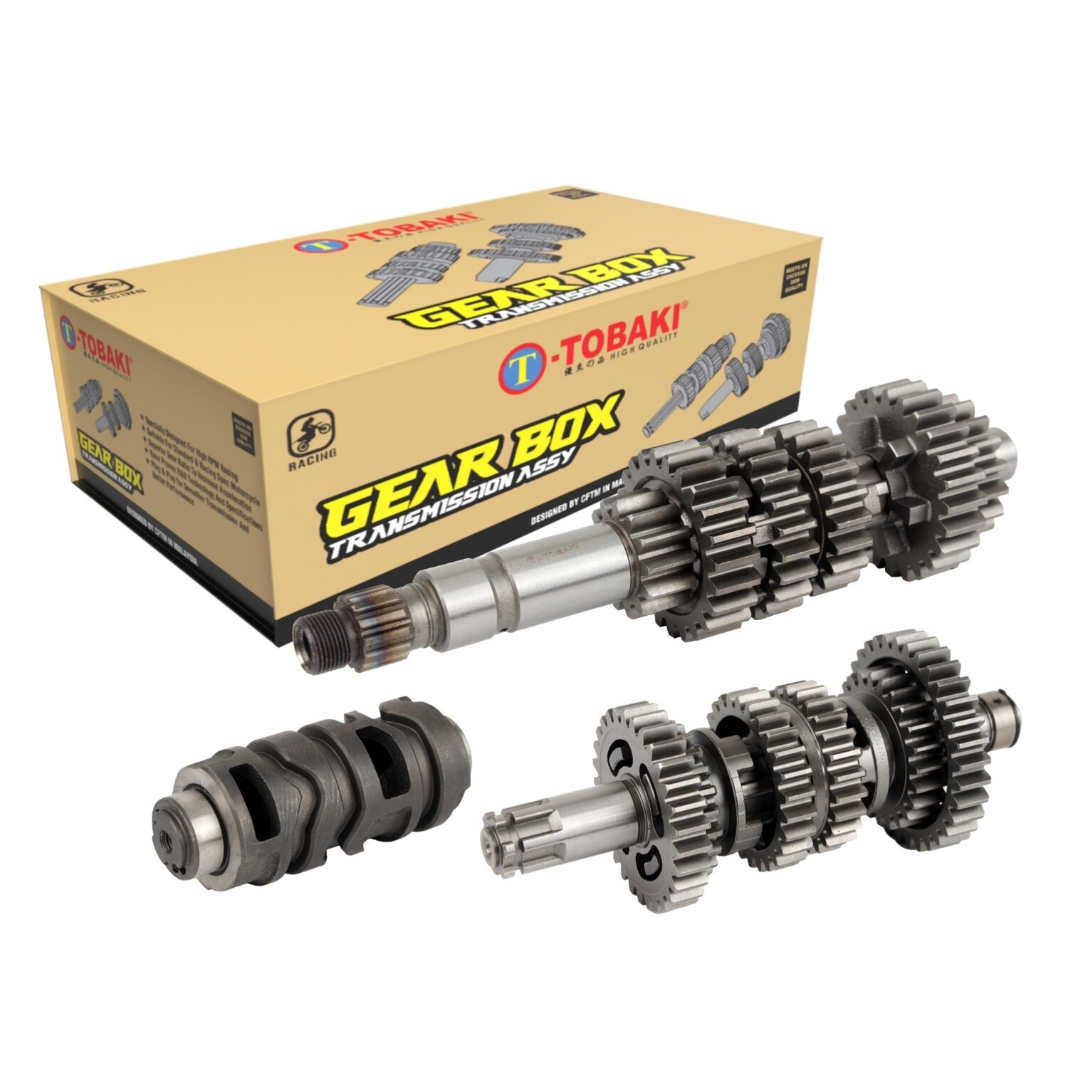 TOBAKI RACING GEAR BOX TRANSMISSION ASSY LC135-5S Y15ZR Y16ZR