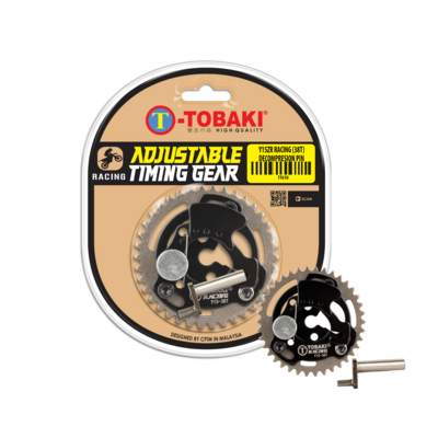 TOBAKI X ADJUSTABLE TIMING GEAR WITH DECOMPRESION PIN Y16ZR(38T)