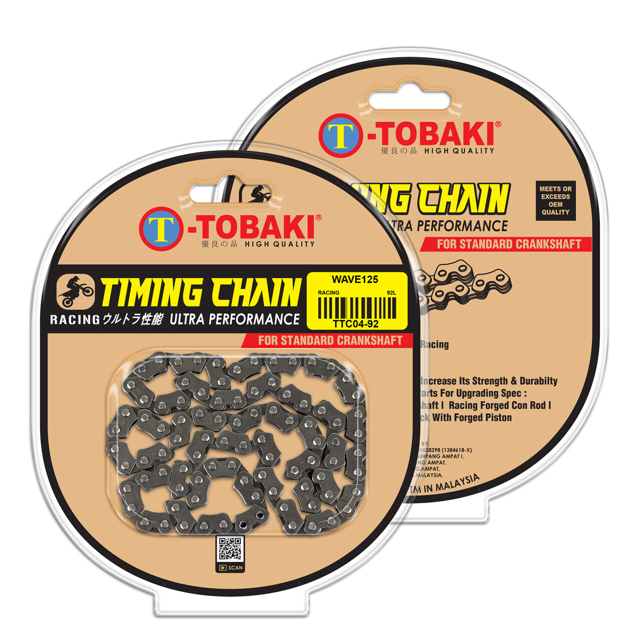 TOBAKI X TIMING CHAIN - WAVE125(STD)