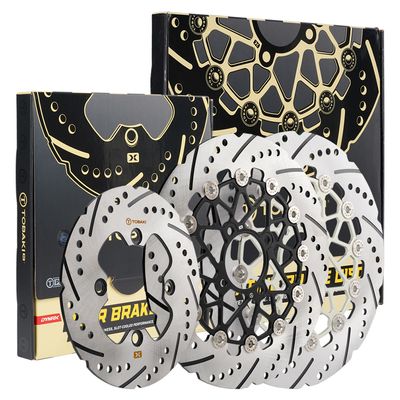 TOBAKI X (X-DYNAX SERIES) FLOATING FRONT BRAKE DISC &amp; REAR BREAK DISC