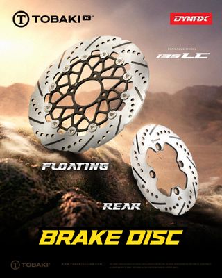 TOBAKI X (X-DYNAX SERIES) FLOATING FRONT BRAKE DISC &amp; REAR BREAK DISC