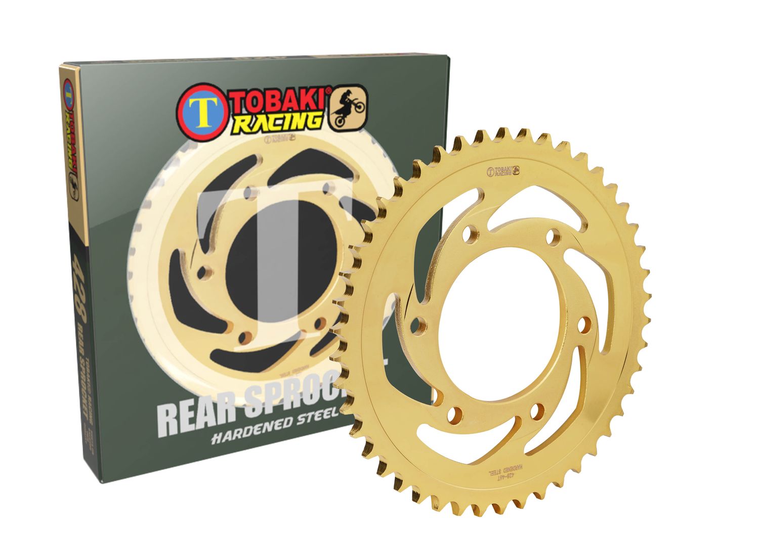TOBAKI X REAR SPROCKET ADVANCED HARDENED STEEL