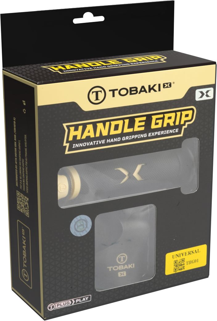 TOBAKI X HANDLE GRIP WITH THROTTLE GRIP HAND REST [PRO] RACING UNIVERSAL
