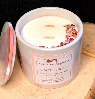 Cactus Rose 25oz Soy Wax Candle