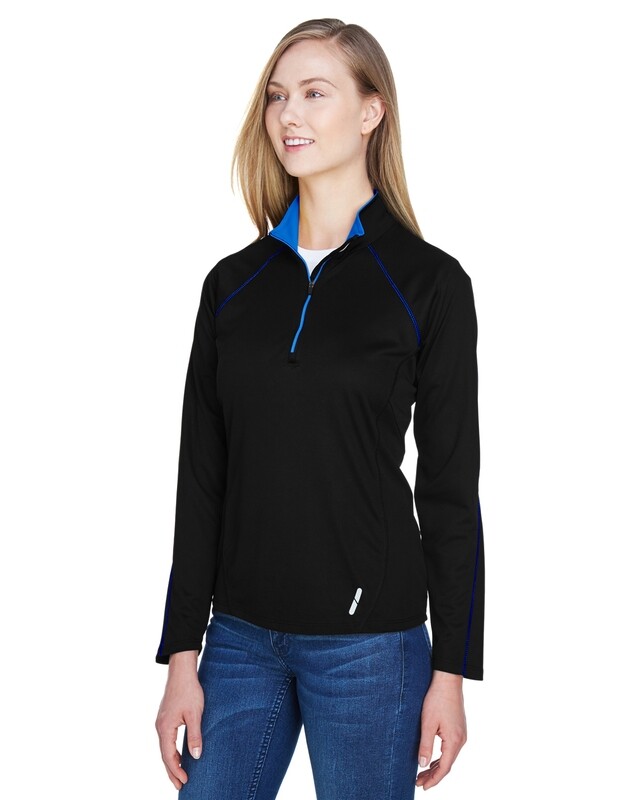 North End Women&#39;s Radar Quarter-Zip Performance Long-Sleeve Top