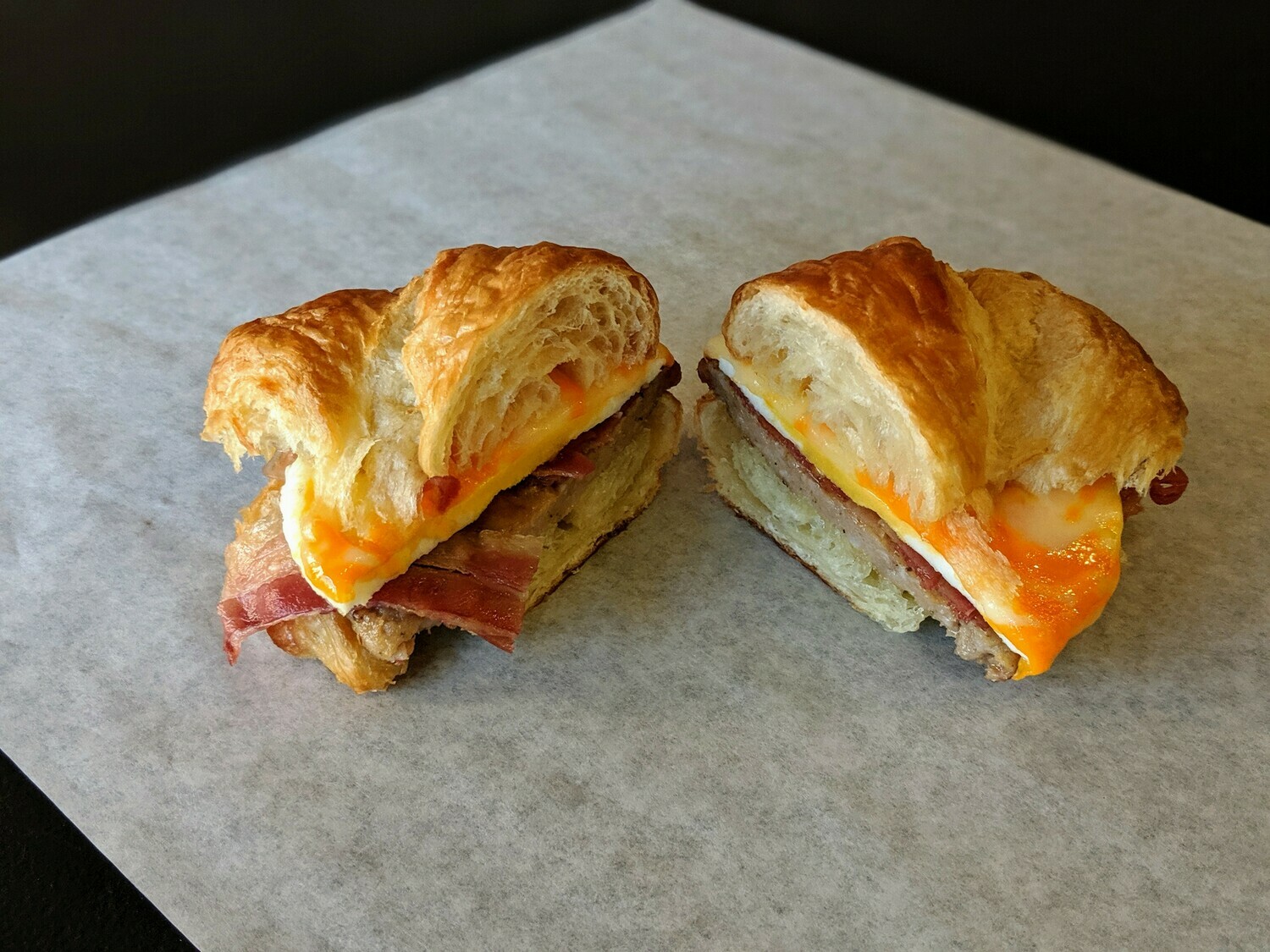 Breakfast Croissant - Sausage & Bacon