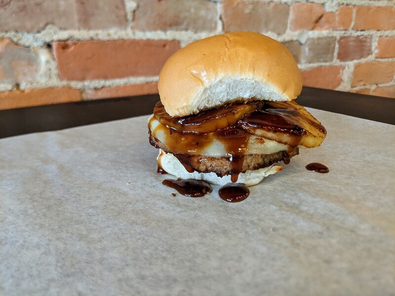Teriyaki Pineapple Burger 