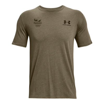 Men's UA Sportstyle Left Chest Short Sleeve Shirt - Olive