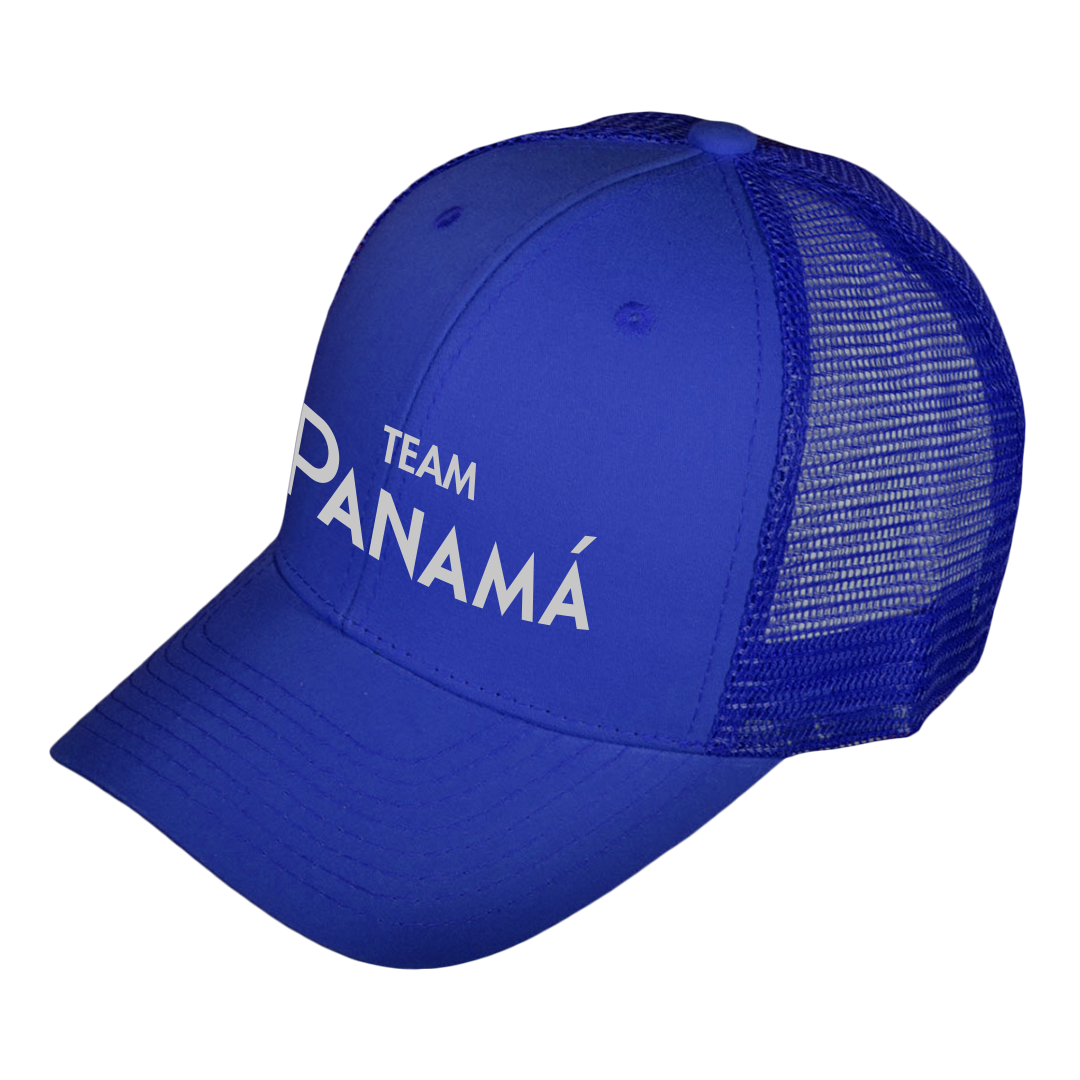 Gorra Team Panama COP - Bordado en alto relieve - Royal