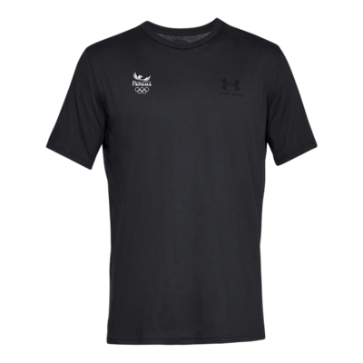 Men's UA Sportstyle Left Chest Short Sleeve Shirt - Negro