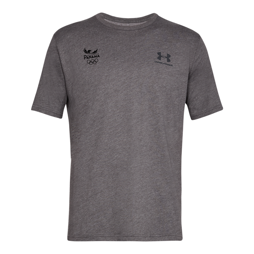 Men's UA Sportstyle Left Chest Short Sleeve Shirt - Gris