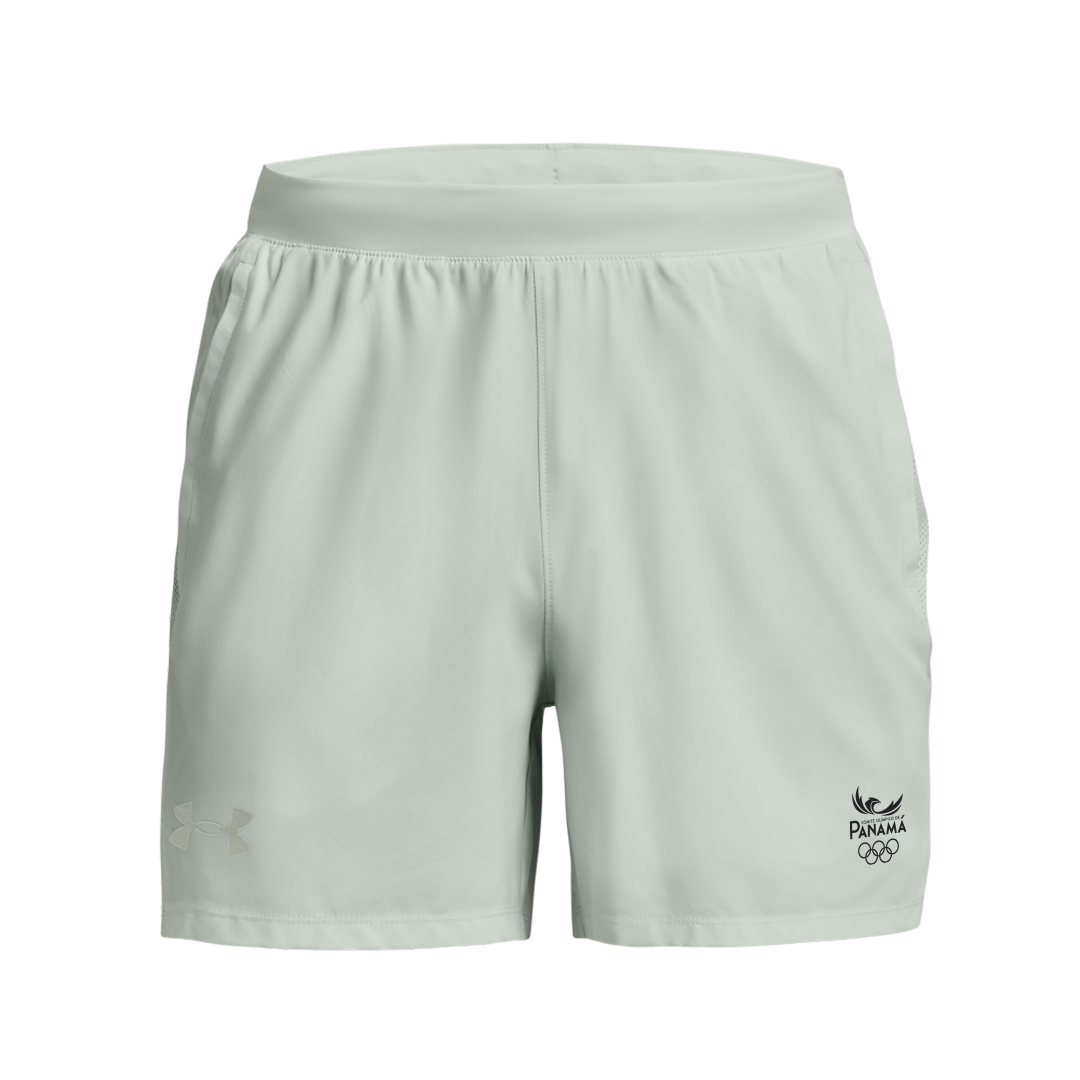 Men's UA Launch Run 5" Shorts - Blanco